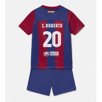 Maglie da calcio Barcelona Sergi Roberto #20 Prima Maglia Bambino 2023-24 Manica Corta (+ Pantaloni corti)